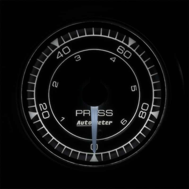 AutoMeter — Autometer Chrono 2-1/16in 100PSI Digital Pressure Gauge
GA 2" PR 100PSI S CH - view 6