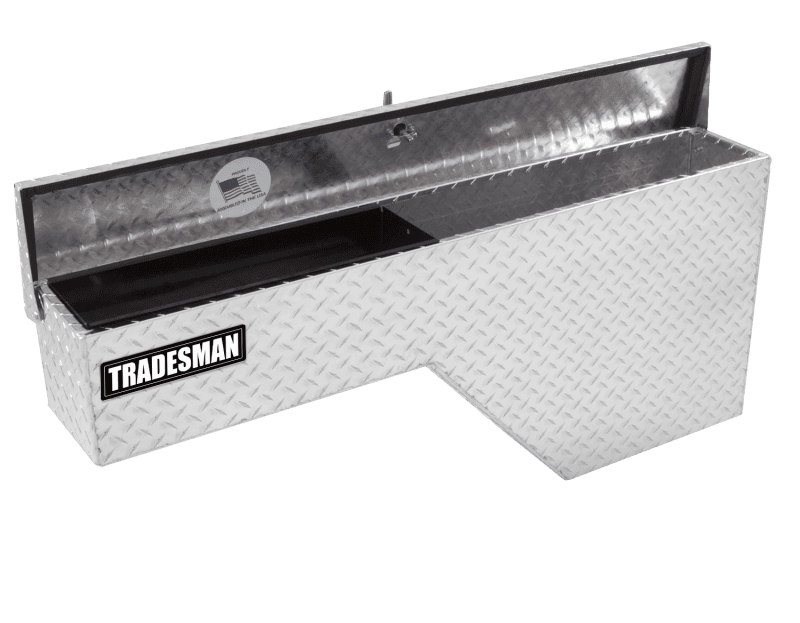 Tradesman — Tradesman Aluminum Fender Well Truck Tool Box (48in.) - Brite - view 2