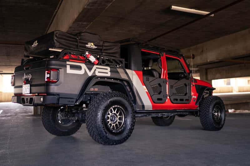 DV8 Offroad — DV8 Offroad 18-22 Jeep Wrangler JL/JT Spec Series Half Doors - Rear Set - view 5