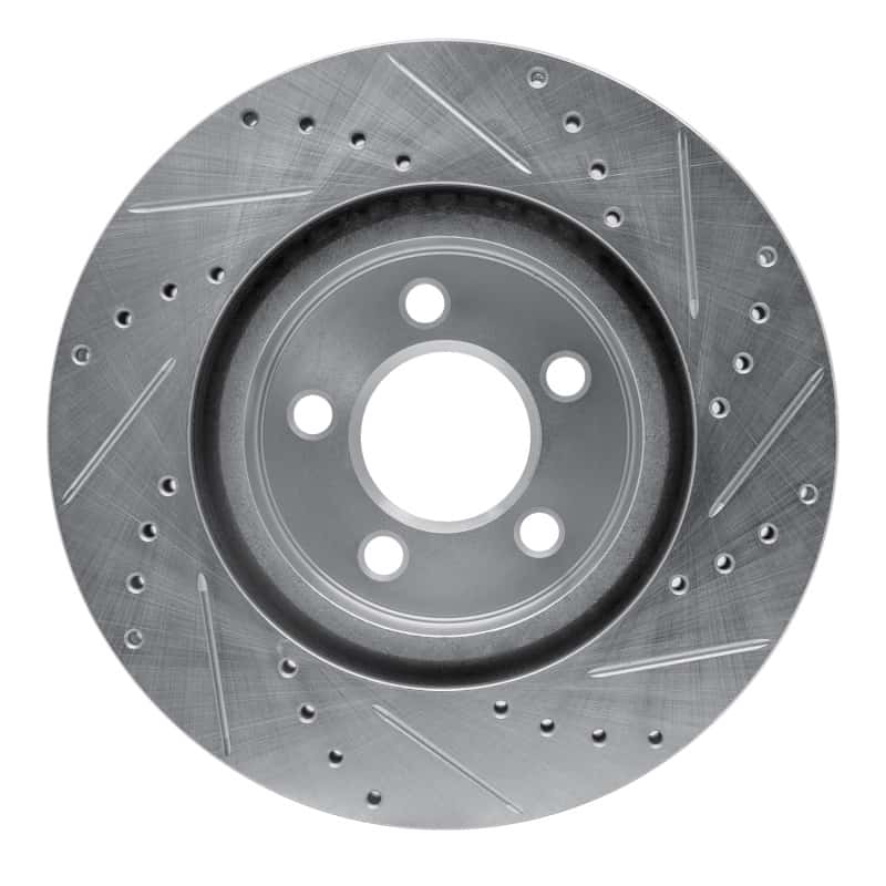 R1 Concepts — R1 09-23 Dodge Challenger Front Left Drilled & Slotted Silver Brake Rotor
R1 Brake Rotor Drill - view 5