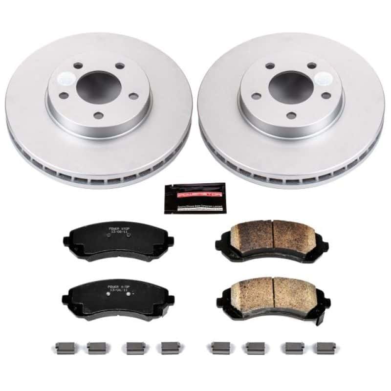 PowerStop — Power Stop 02-06 Buick Rendezvous Front Z17 Evolution Geomet Coated Brake Kit - view 1