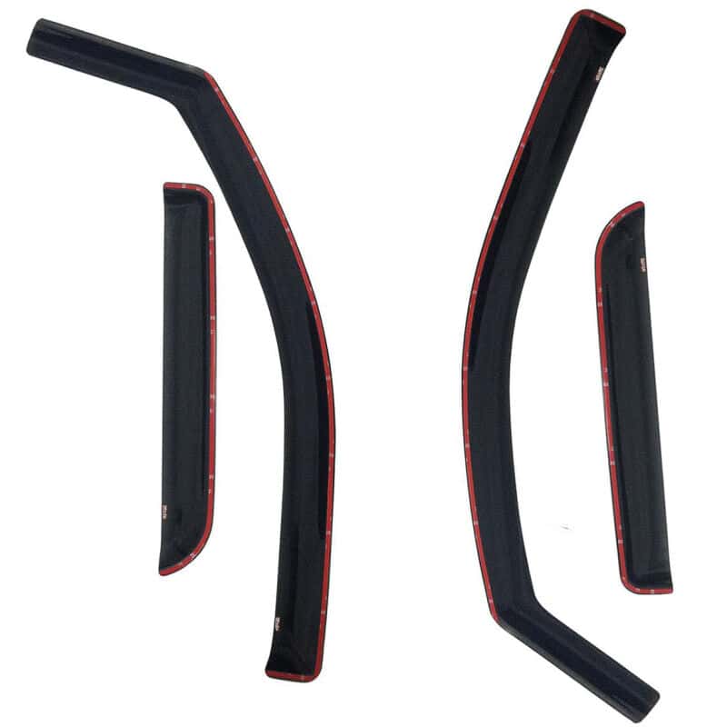 Westin — Westin 2007-2014 Chevy Silverado 2500/3500 Extended Cab In-Channel Wind Deflector 4pc - Smoke
Side Window Vent - view 1