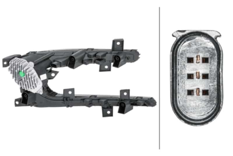 Hella — Hella 2015-2019 Volkswagen e-Golf Daytime Running Light Left
FogLightAssembly - view 4