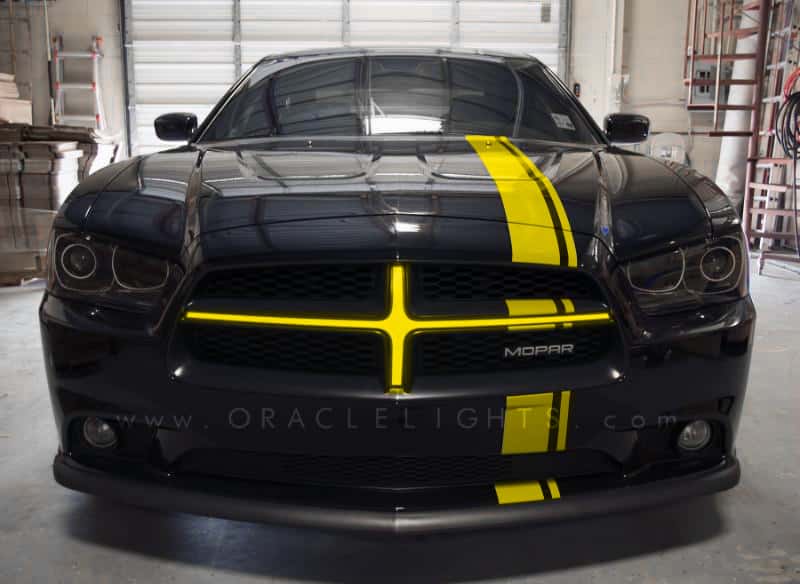 ORACLE Lighting — Oracle 11-14 Dodge Charger Illuminated Grille Crosshairs - Yellow
Grill Crosshairs - view 2