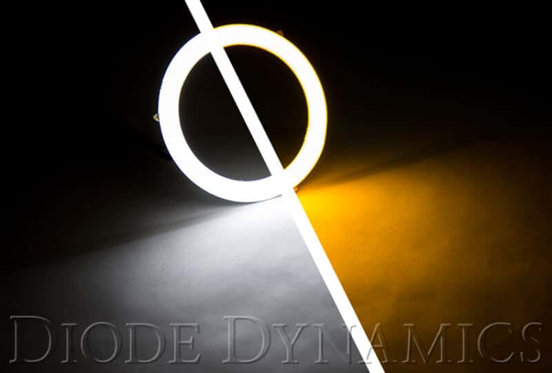 Diode Dynamics — Diode Dynamics Halo Lights LED 50mm Switchback (Pair) - view 2