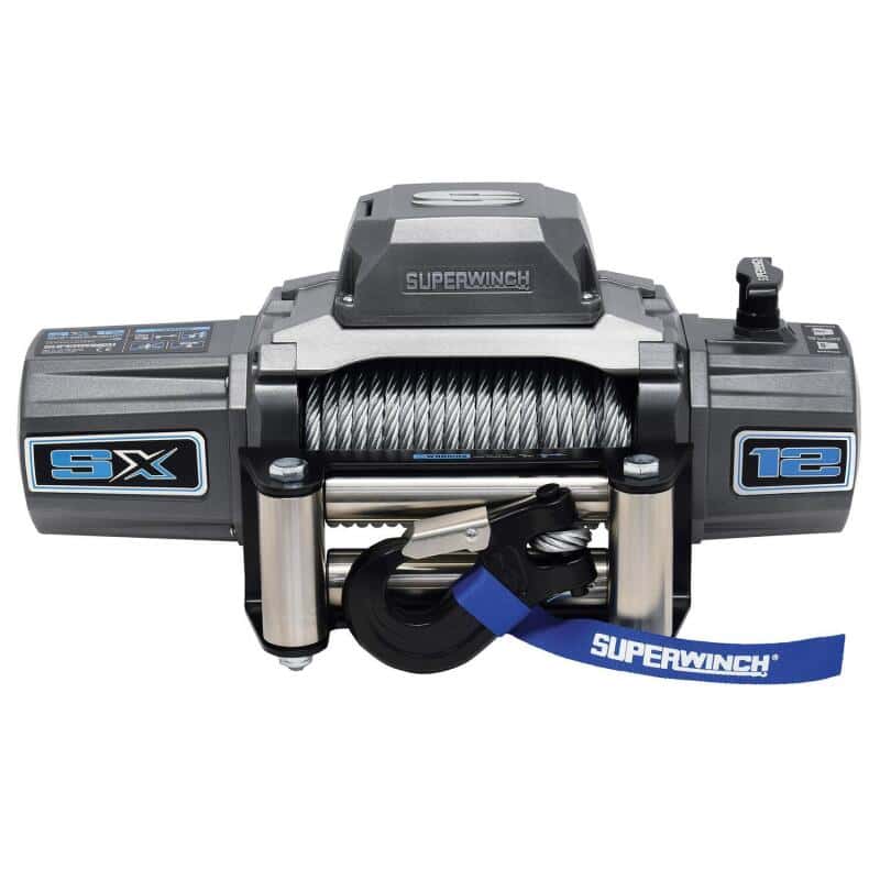 Superwinch — Superwinch 12000 LBS 12V DC 3/8in x 85ft Wire Rope SX 12000 Winch - Graphite
Winch - view 2
