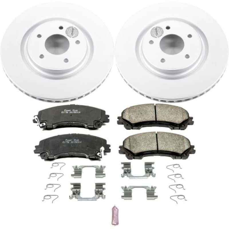 PowerStop — Power Stop 14-19 Nissan Rogue Front Z17 Evolution Geomet Coated Brake Kit - view 1