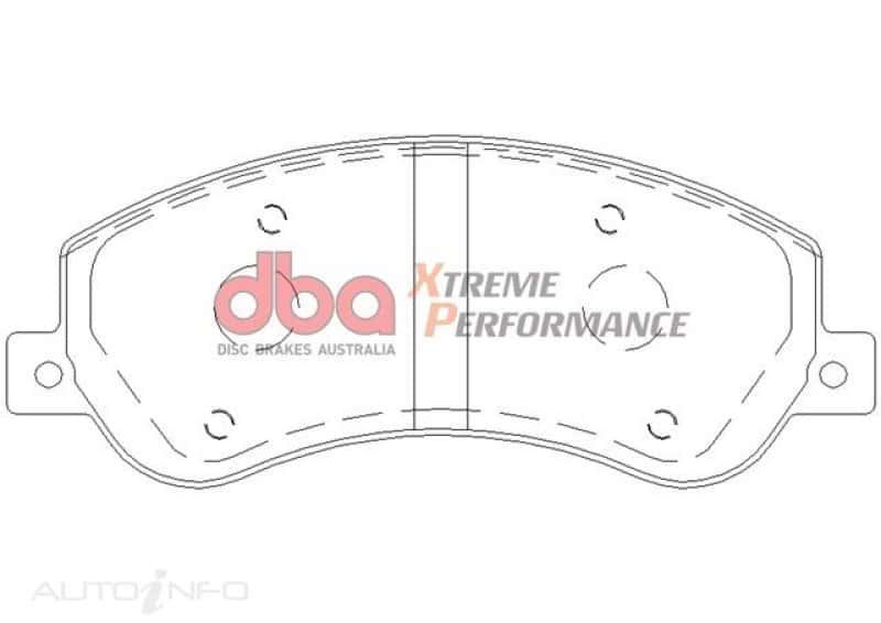 DBA — DBA 06-18 Ford Transit XP Extreme Performance Brake Pads
Brake Pad - view 1