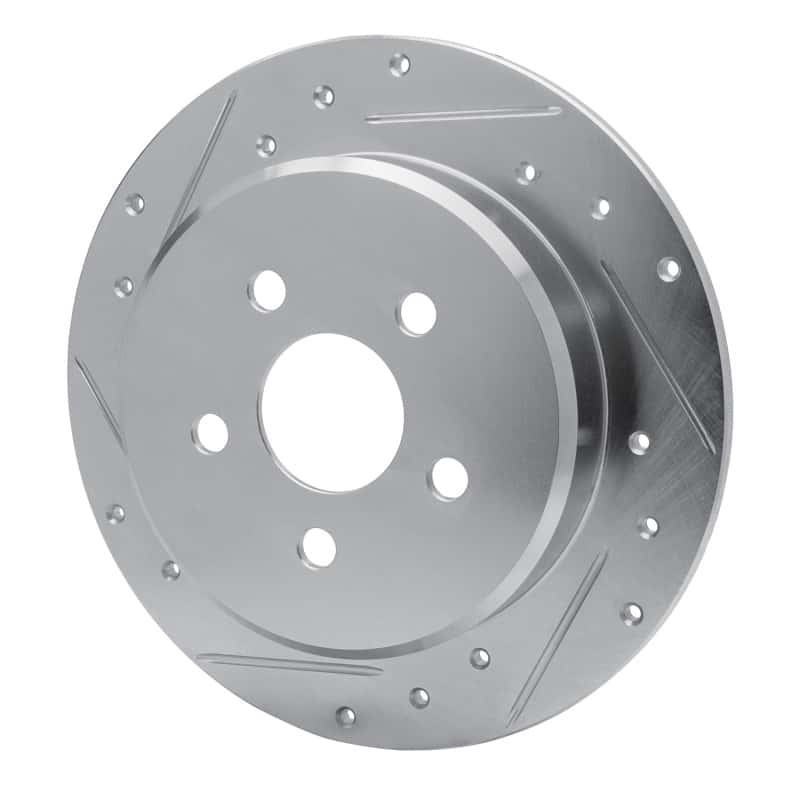 R1 Concepts — R1 95-03 Chrysler PT Cruiser Rear Left Drilled & Slotted Silver Brake Rotor
R1 Brake Rotor Drill - view 2