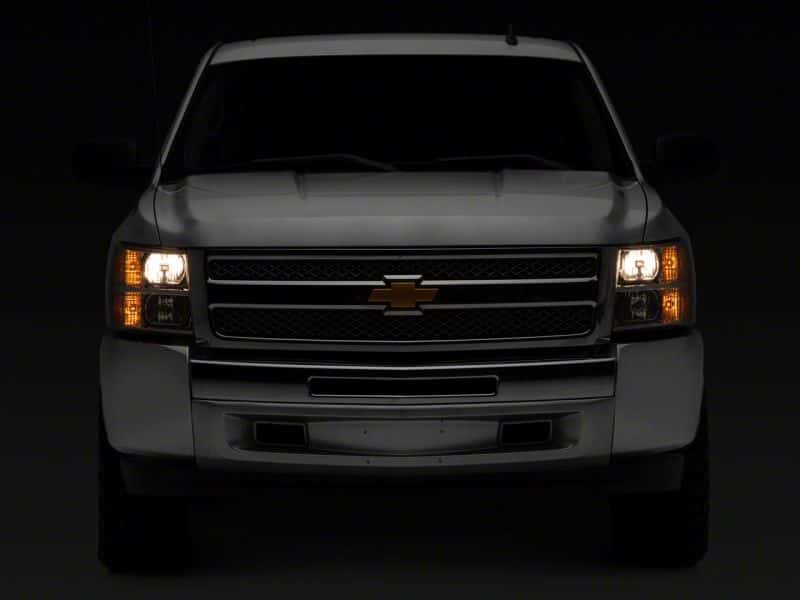 Raxiom — Raxiom 07-14 Chevrolet Silverado 1500 Axial OEM Rep Headlights- Chrome Housing (Clear Lens)
Headlights - view 8