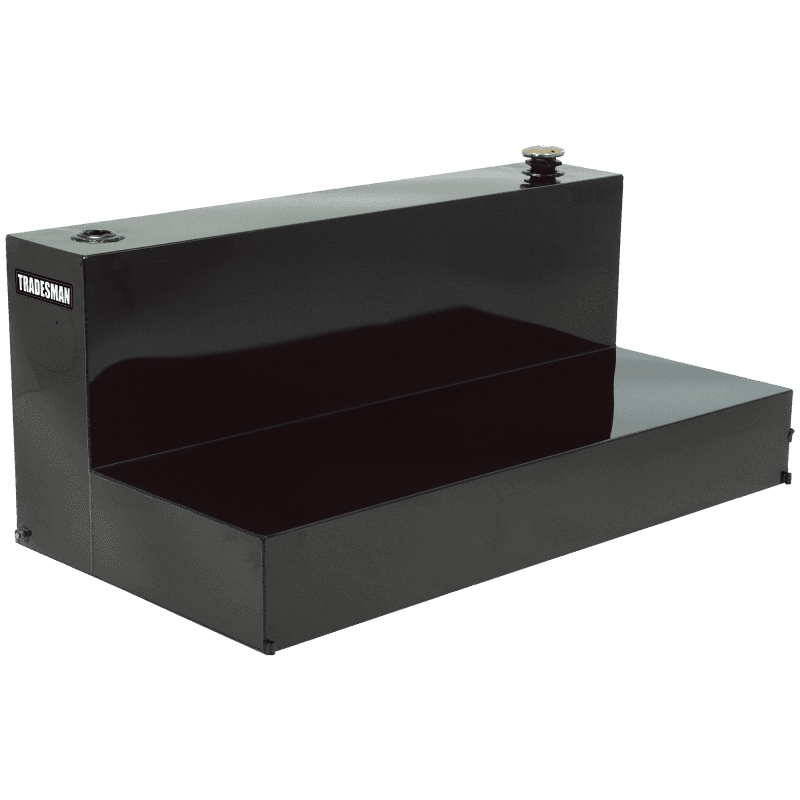 Tradesman — Tradesman Steel L-Shape Liquid Storage Tank (Full Size) - Black - view 1