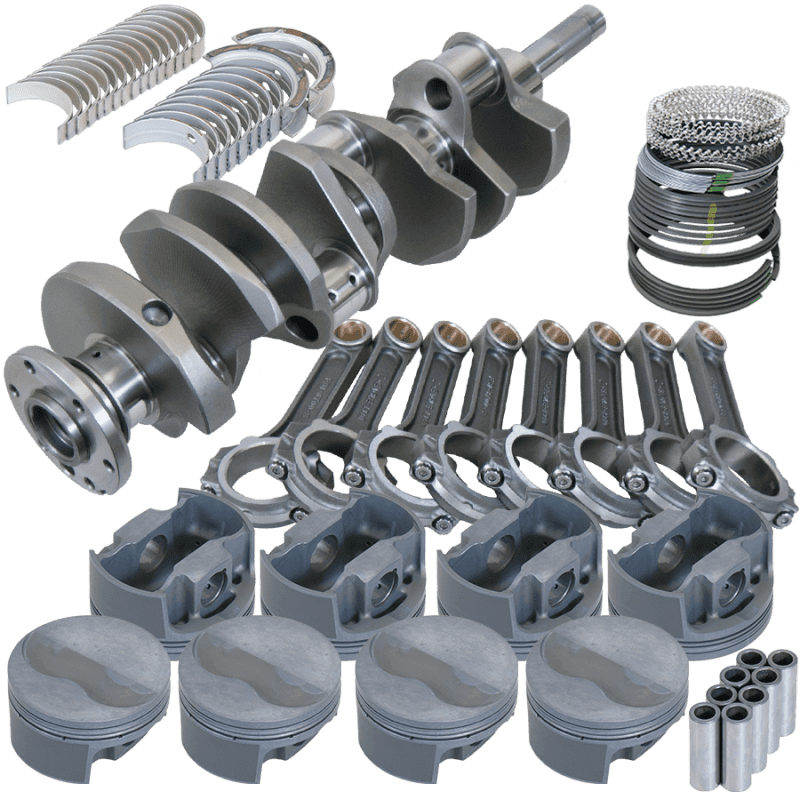 Eagle — Eagle Ford FE 4.250in Crank 6.700in I-Beam Rods -7cc Flat Top 4.160in Pistons Rotating Assembly
Street & Strip Assy - view 1