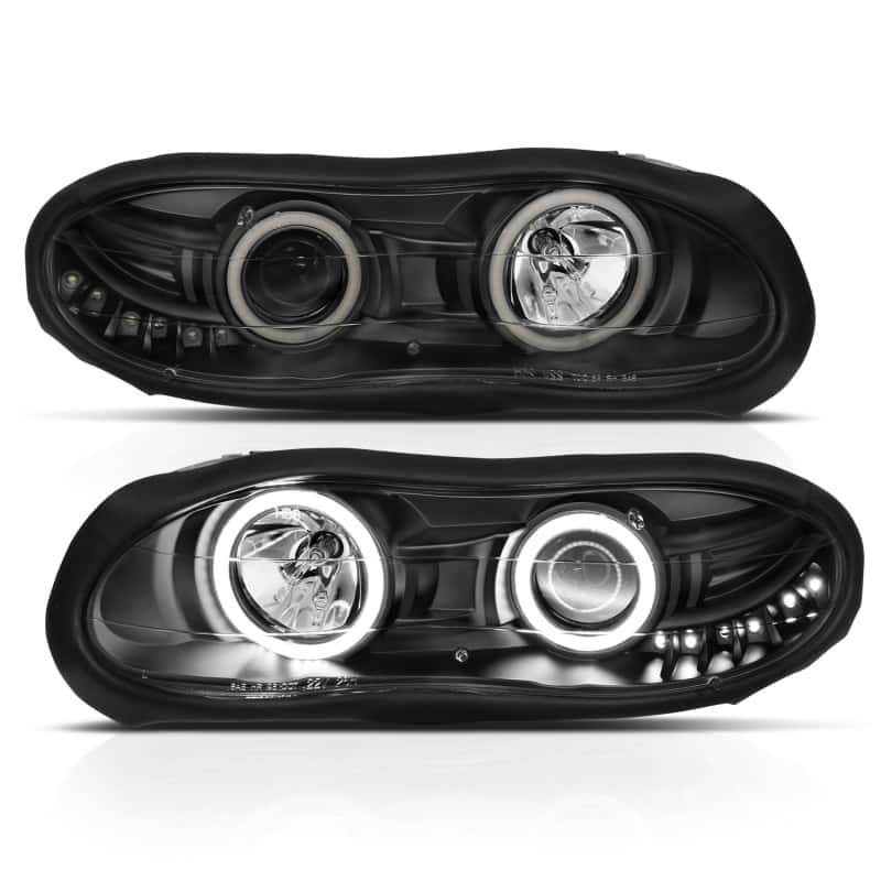 ANZO — ANZO 1998-2002 Chevrolet Camaro Projector Headlights w/ Halo Black
Head Light Set
HdLtSet - view 9