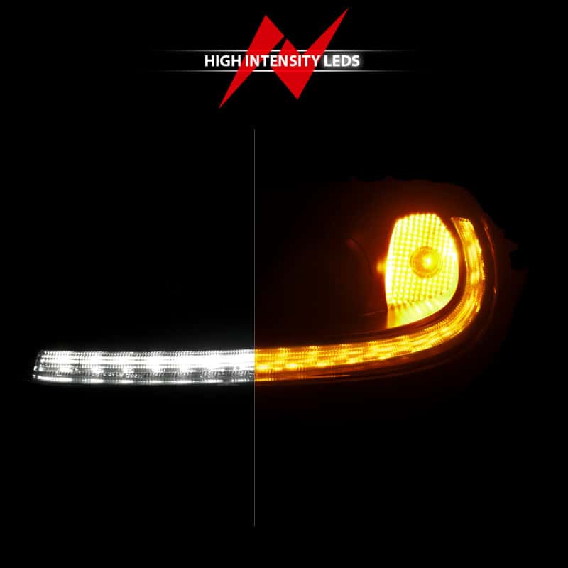 ANZO — ANZO 05-13 Chevrolet Corvette Projector Headlights w/switchback & Sequential LED - Black Amber
Head Light Set
HdLtSet - view 12