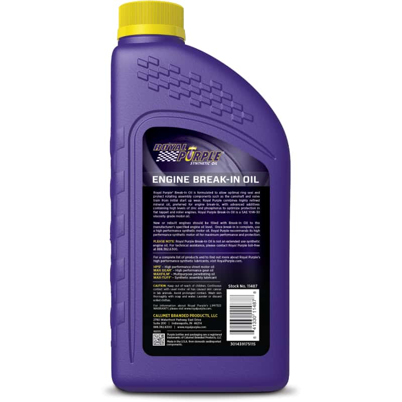 Royal Purple — Royal Purple Engine Break-In Oil - 1 Quart
Break in Engine Oil - view 2