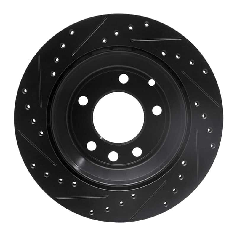 R1 Concepts — R1 03-18 Audi Q7 Rear Right Drilled & Slotted Black Brake Rotor
R1 Brake Rotor Drill - view 5