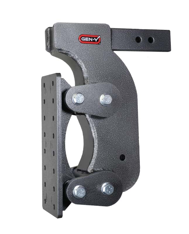 GEN-Y Hitch — Gen-Y The Boss Torsion-Flex Pintle Plate 2.5in Shank 15in Drop 21K Hitch w/GH-0100 Stabilizer Kit
Pintle Plate - view 4
