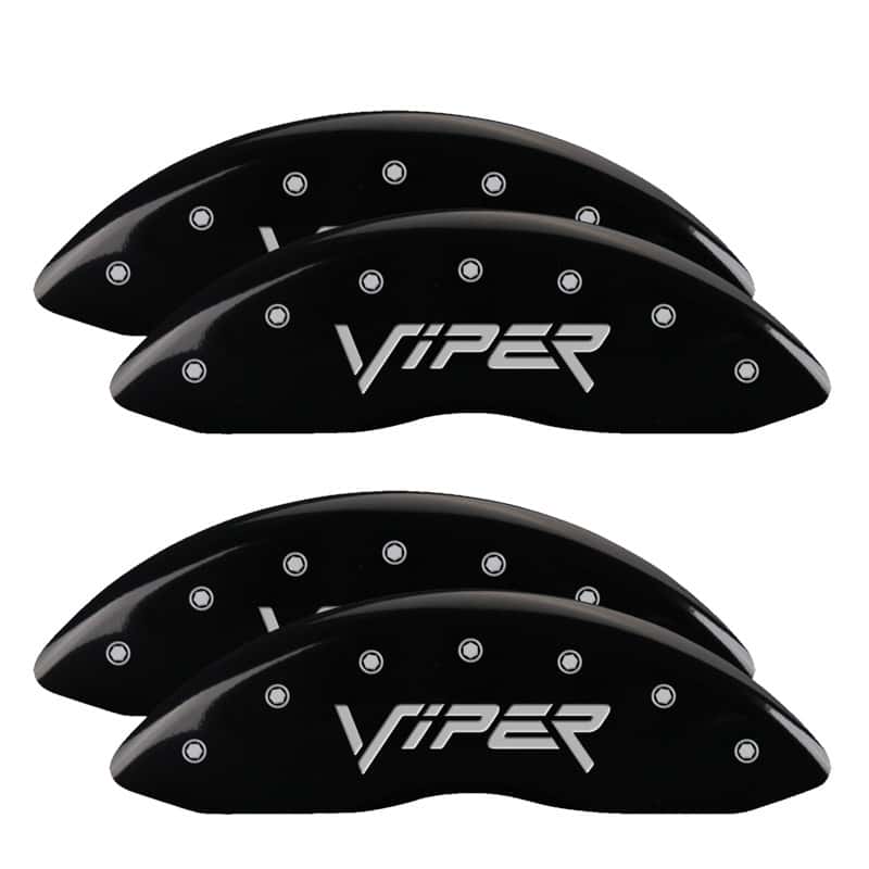 MGP — MGP 4 Caliper Covers Engraved Front & Rear Gen 2/Viper Black finish silver ch
Caliper Covers - view 1