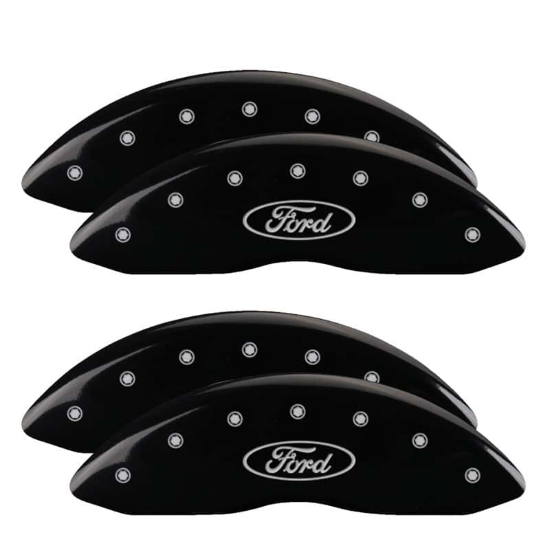 MGP — MGP 4 Caliper Covers Engraved Front & Rear Oval logo/Ford Black finish silver ch
Caliper Covers - view 1