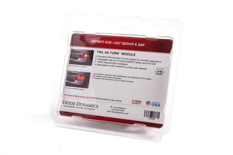 Diode Dynamics — Diode Dynamics Infiniti G35/G37 Sedan/Q40 Tail as Turn Module (Pair) - view 4