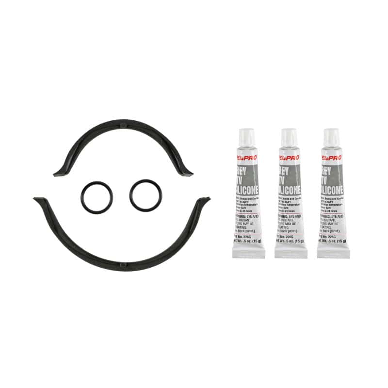Fel-Pro — Fel-Pro Nissan Murano OS 30696 Engine Oil Pan Gasket Set RTV Black Silicone w/ Rubber End Seals - view 1