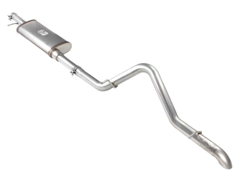 aFe — aFe MACHForce XP Exhaust Cat-Back 2.5in SS-409 Hi-Tuck 12-14 Jeep Wrangler Unlimited V6 3.6L 4Dr
Cat-Back Exhaust - view 1