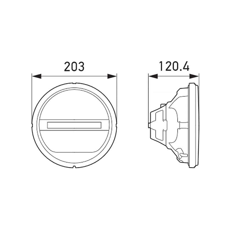 Hella — Hella Headlamp INSERT GR 1F8
HdLtAssembly - view 1