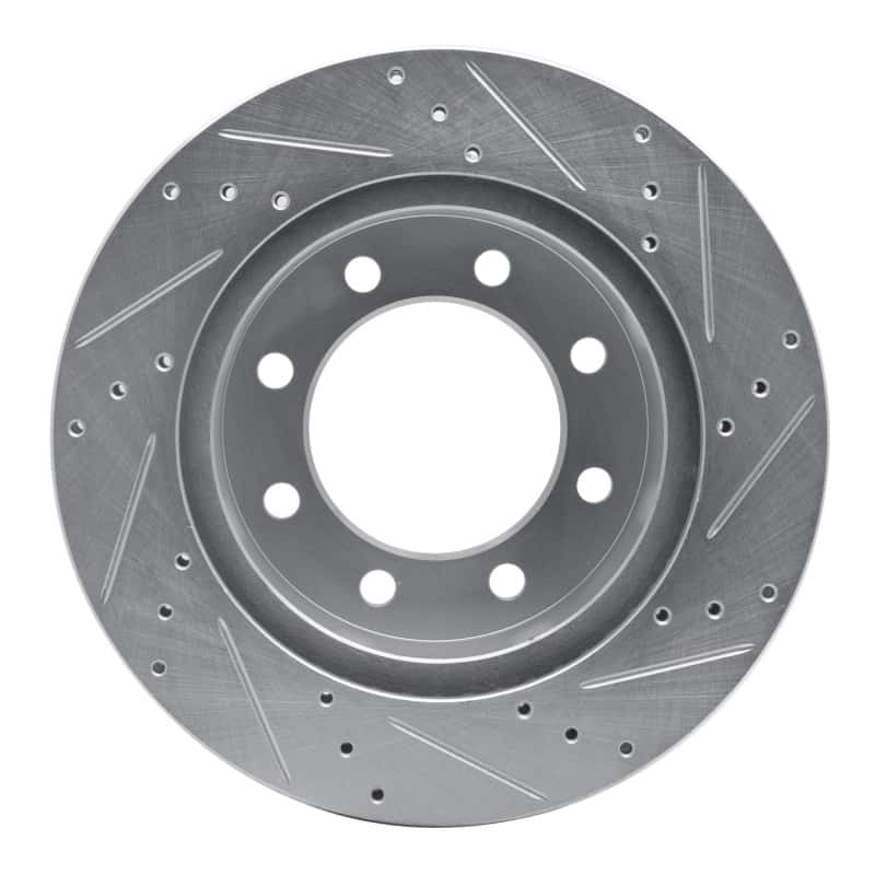R1 Concepts — R1 03-08 Dodge Ram 2500 Front Left Drilled & Slotted Silver Brake Rotor
R1 Brake Rotor Drill - view 5