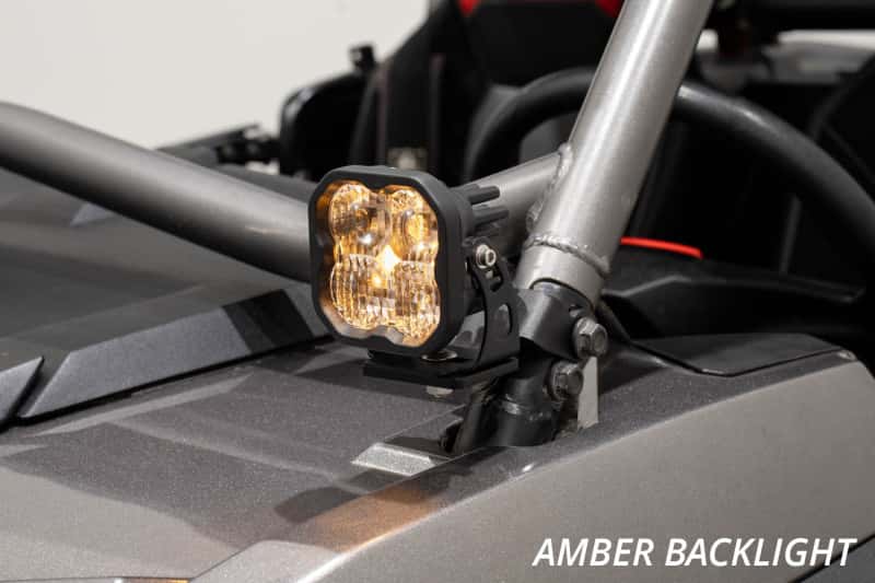 Diode Dynamics — Diode Dynamics 14-18 Polaris RZR XP Stage Series SS5 A-Pillar Pod Kit - Sport White Combo - view 4