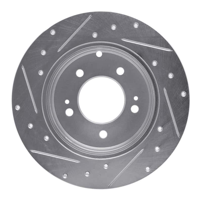 R1 Concepts — R1 05-20 Hyundai TUCSON Rear Right Drilled & Slotted Silver Brake Rotor
R1 Brake Rotor Drill - view 5