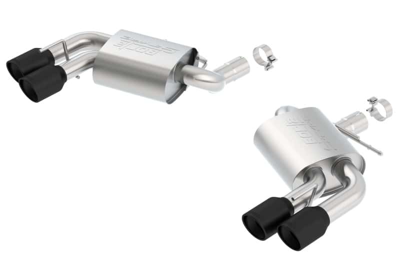 Borla — Borla 2016-2017 Chevrolet Camaro SS AT/MT S-Type Rear Section Exhaust w/o Dual Mode Ceramic Black
Axle-Back System - view 2