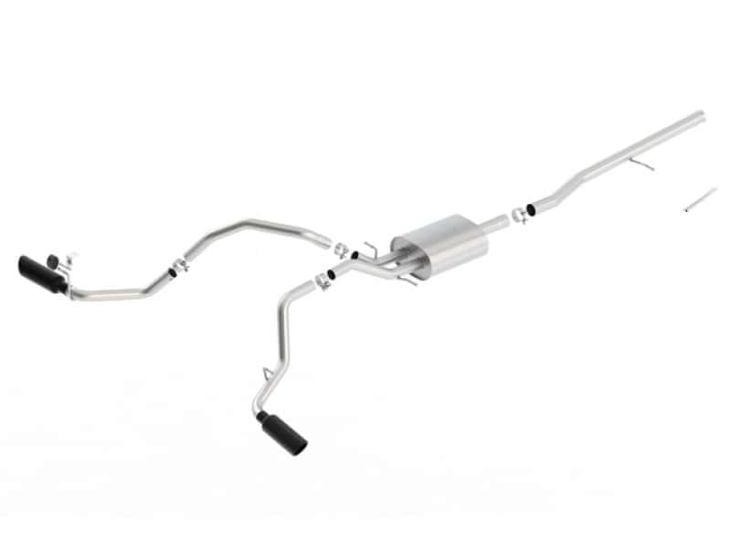 Borla — Borla 14-16 Chevrolet Silverado 1500 5.3L ATAK Catback Exhaust w/ Black Chrome Tips
Cat-Back System - view 1