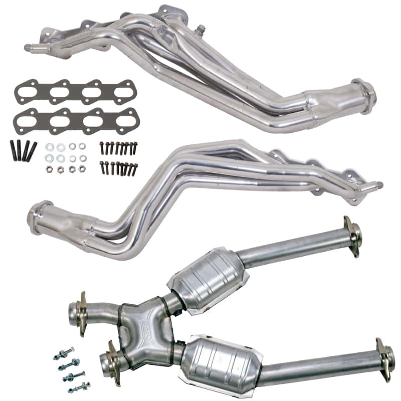 BBK — BBK 99-04 Ford Mustang Cobra/Mach1 1-5/8 Long Tube Header w/High Flow Catted X-Pipe (Silver Ceramic)
Exhaust Header
Exhaust Kit - view 1