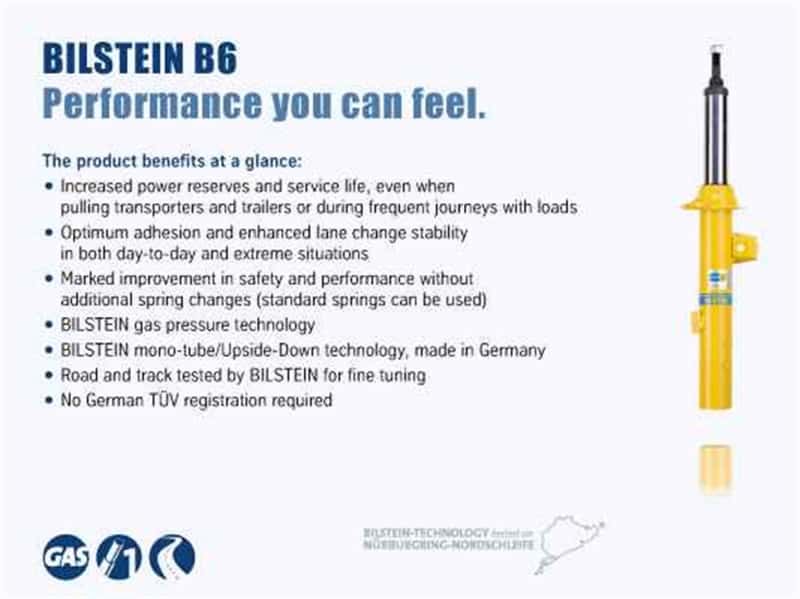 Bilstein — Bilstein B6 14-18 Subaru Forester Front Left Monotube Shock Absorber
Strut - view 2