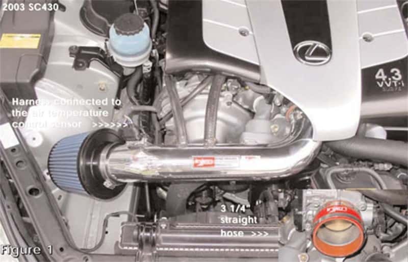 Injen — Injen 01-03 Lexus GS430/LS430/SC430 V8 4.3L Black IS Short Ram Cold Air Intake
LEXUS SHORT RAM INTA
Short Ram Intake - view 8