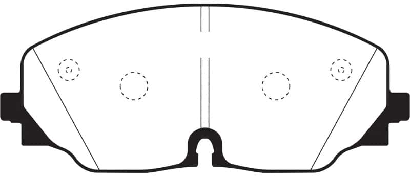 EBC — EBC 17+ Volkswagen Atlas 2.0L Turbo Ultimax Front Brake Pads
Disc Brake Pad - view 1
