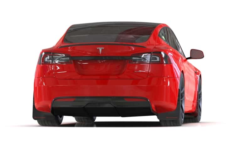 Rally Armor — Rally Armor 21-26 Tesla Model S/ S Plaid Black UR Mud Flap w/Metallic Black Logo
Mud Flap - view 3
