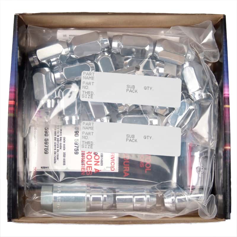McGard — McGard 6 Lug Hex Install Kit w/Locks (Cone Seat Nut) M12X1.25 / 13/16 Hex / 1.28in. L - Chrome - view 6