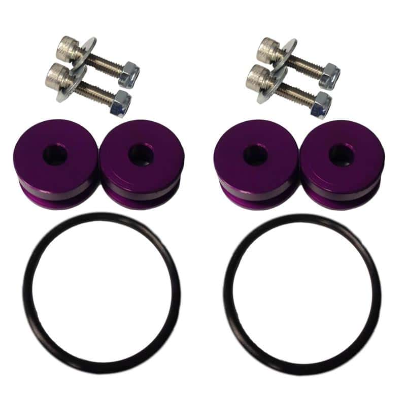 Torque Solution — Torque Solution Billet Bumper Quick Release Kit (Purple): Universal - view 2
