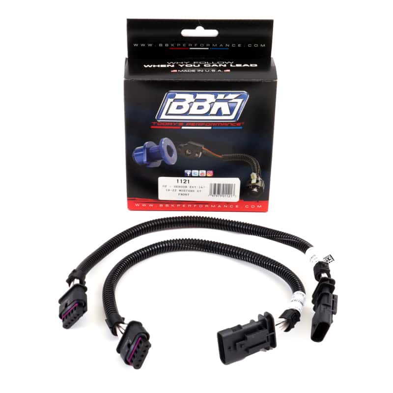 BBK — BBK 18-20 Ford Mustang GT O2 Sensor Wire Harness Extensions 16in (Pair)
O2 Harness Extension
O2SnsrExtCbl - view 2