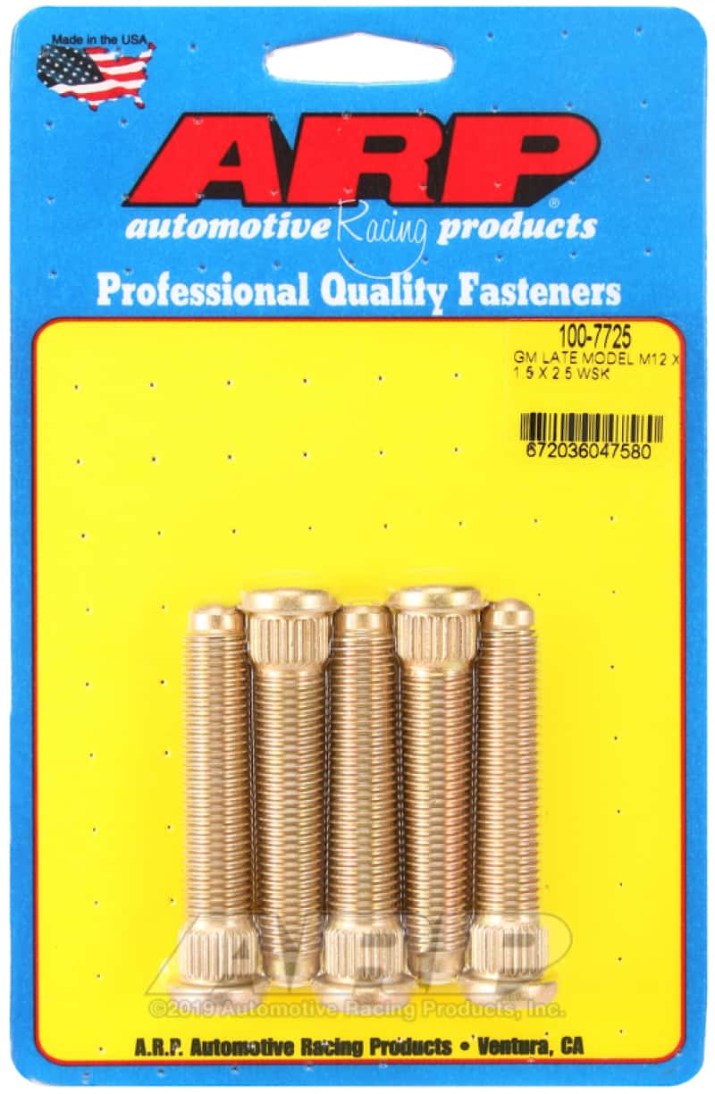 ARP — ARP Late Model GM M12x1.50inX2.50in Wheel Stud Kit - view 2