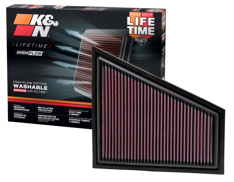 K&N Engineering — K&N 09-10 BMW Z4 2.5/3.0L-L6 Drop In Air Filter
Replacement Air Filt
Air Filter - view 7