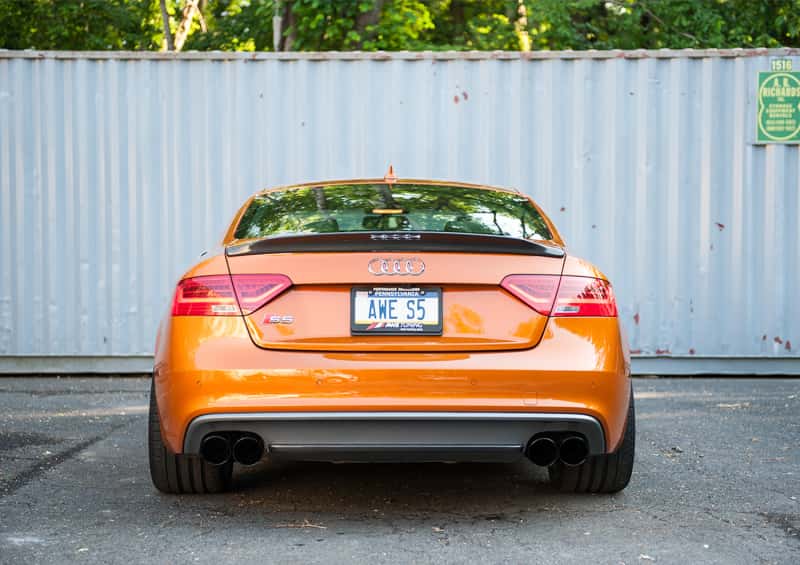 AWE Tuning — AWE Tuning Audi B8.5 S5 3.0T Track Edition Exhaust - Diamond Black Tips (102mm)
Track Exhaust - view 2