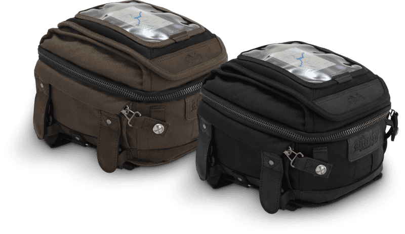 Burly Brand — Burly Brand Voyager Tank/Tail Bag - Black - view 3