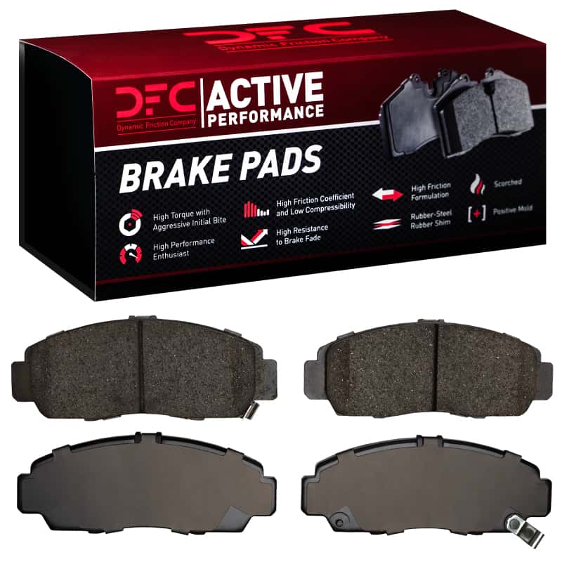 DFC — DFC 99-14 Acura TSX Front Active Performance Pads - Low Metallic
DFC Brake Pad Set - view 1