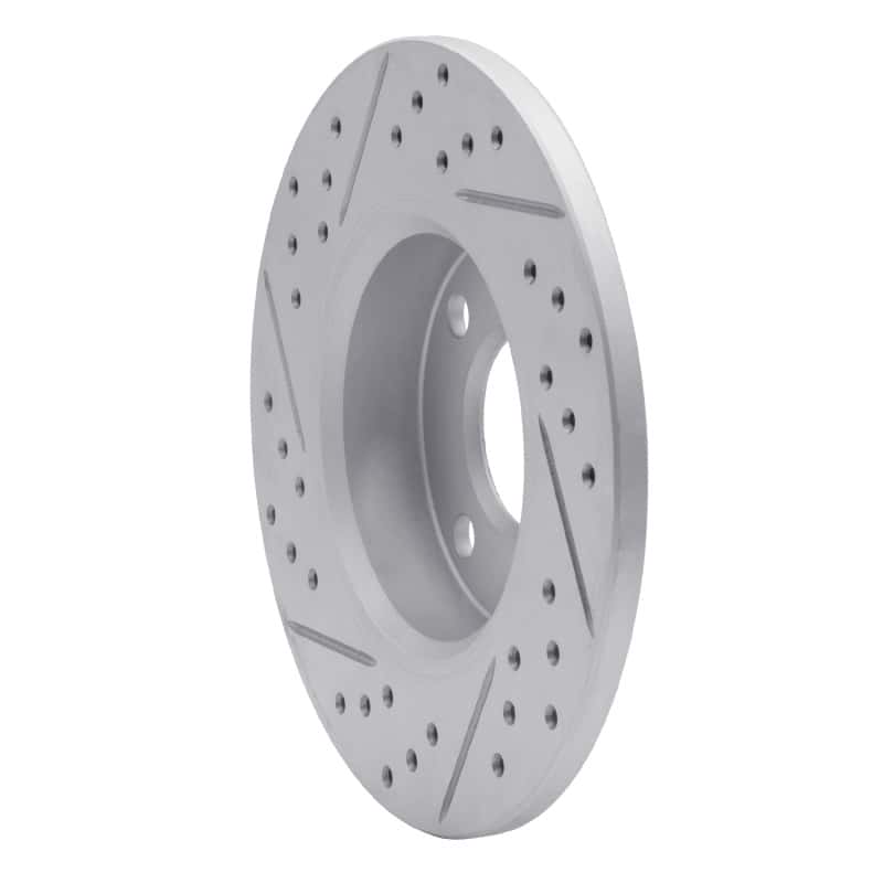 R1 Concepts — R1 09-19 Fiat 500 (USA/Canada) Rear Right Drilled & Slotted Geo-Carbon Rotor - view 4
