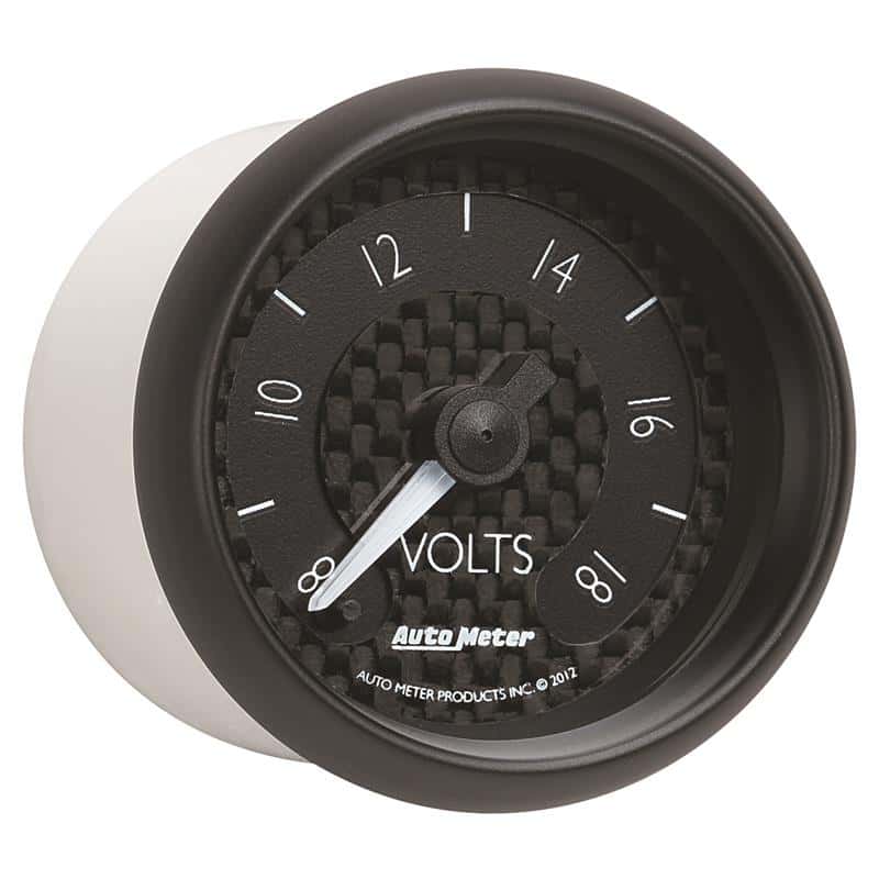 AutoMeter — Autometer GT Series 52mm Full Sweep Electronic 8-18 Volts Voltmeter
2-1/16" VOLTMETER, 8 - view 6