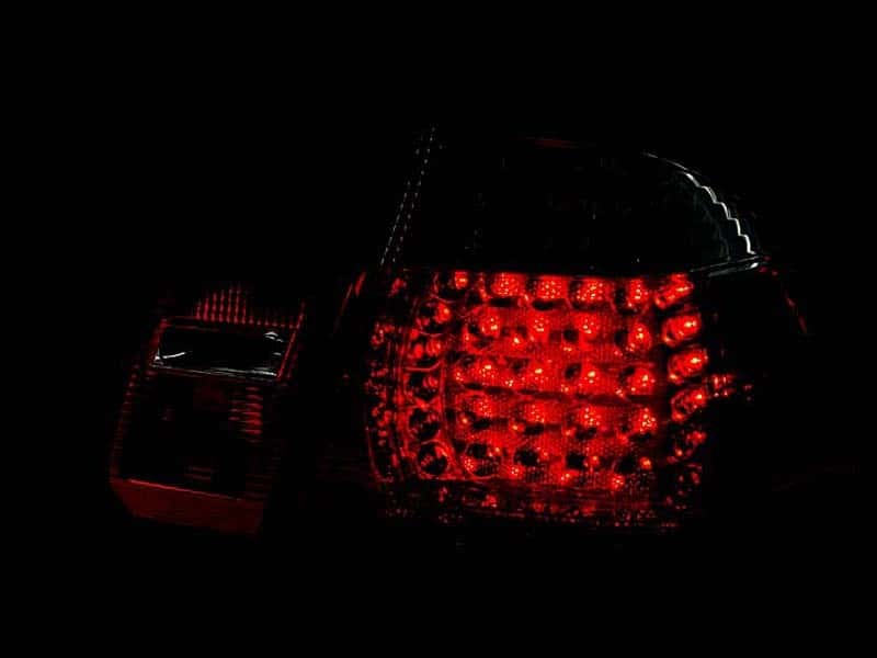 ANZO — ANZO 1999-2001 BMW 3 Series E46 LED Taillights Red/Clear 4pc - view 6