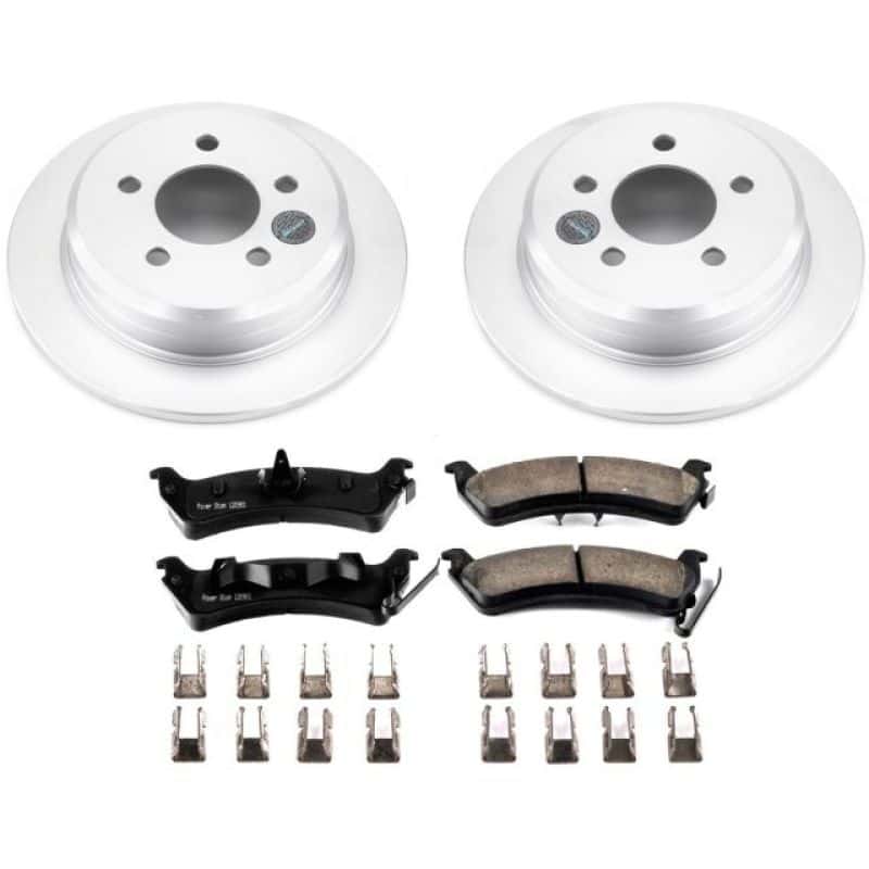 PowerStop — Power Stop 93-98 Jeep Grand Cherokee Rear Z17 Evolution Geomet Coated Brake Kit - view 1