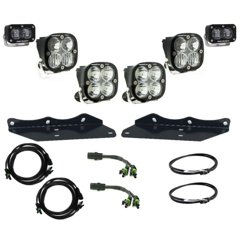 Baja Designs — Baja Designs 17-20 Ford F-150 Raptor S2 SAE Pro Fog Pocket Kit - Clear - view 1